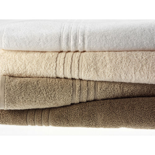 Хавлиена кърпа, 100% памук, 70х140 см, СВЕТЛО БЕЖ