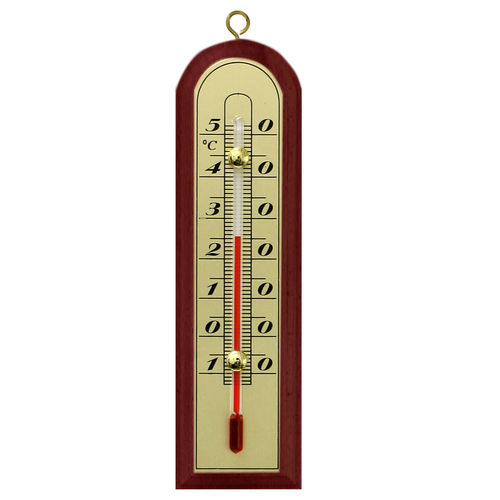 Вътрешен дървен термометър 4.3х15 см -10/+50 C