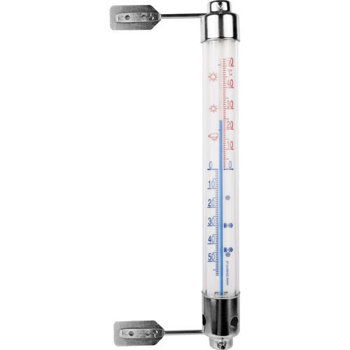 Външен пластмасов термометър диам 2х20 см -50/+50 C