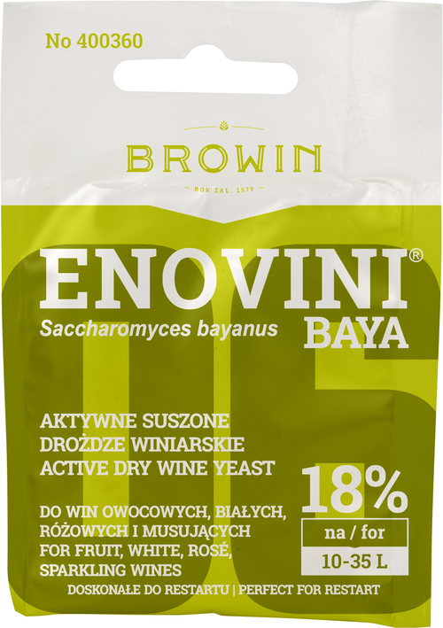 Дрожди за сухо вино Enovini Baya 7 грама