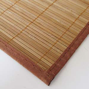 Комплект 2 бр подложки за сервиране, 30х45 см, бамбук с подплата, натурално