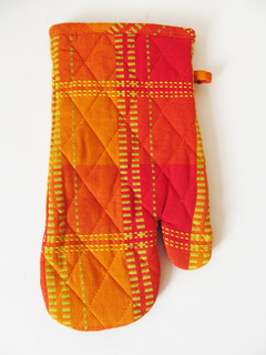Кухненска ръкавица памук, 31см - Различни цветове