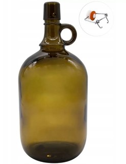 Стъклена бутилка Toscana 2л с херметическа запушалка